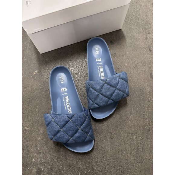 Birkenstock 1774 Sylt Sandals Faded Denim Blue - Picture 5 of 8